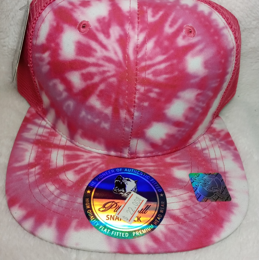 Tie Dye Trucker Mesh Snapback Cap